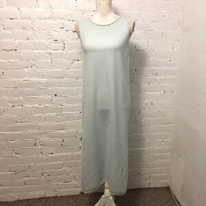 Naked Cashmere sleeveless midi sweater dress green cashmere small
